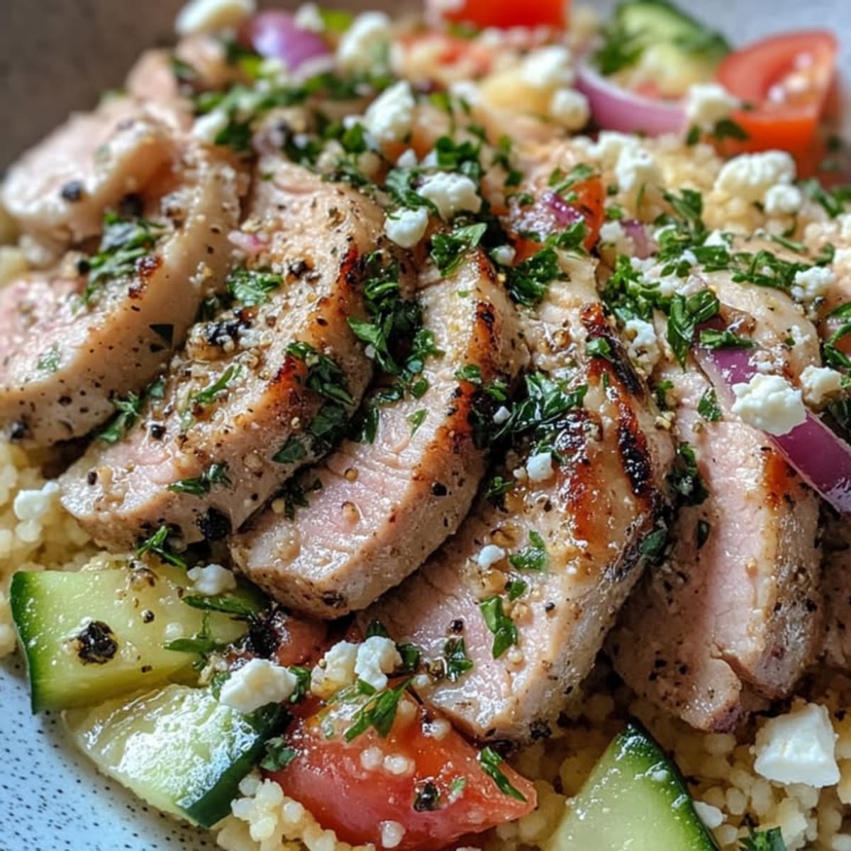 Porc Grec au Couscous