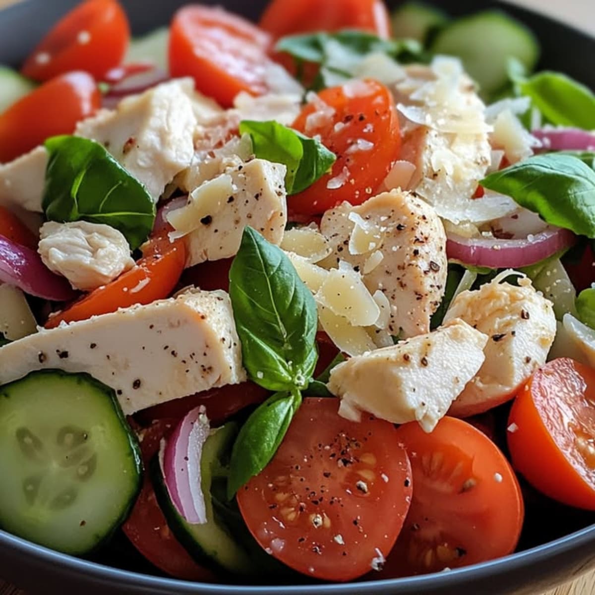 Salade Poulet Tomate