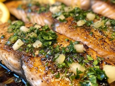 Succulente truite grillée aux herbes et citron