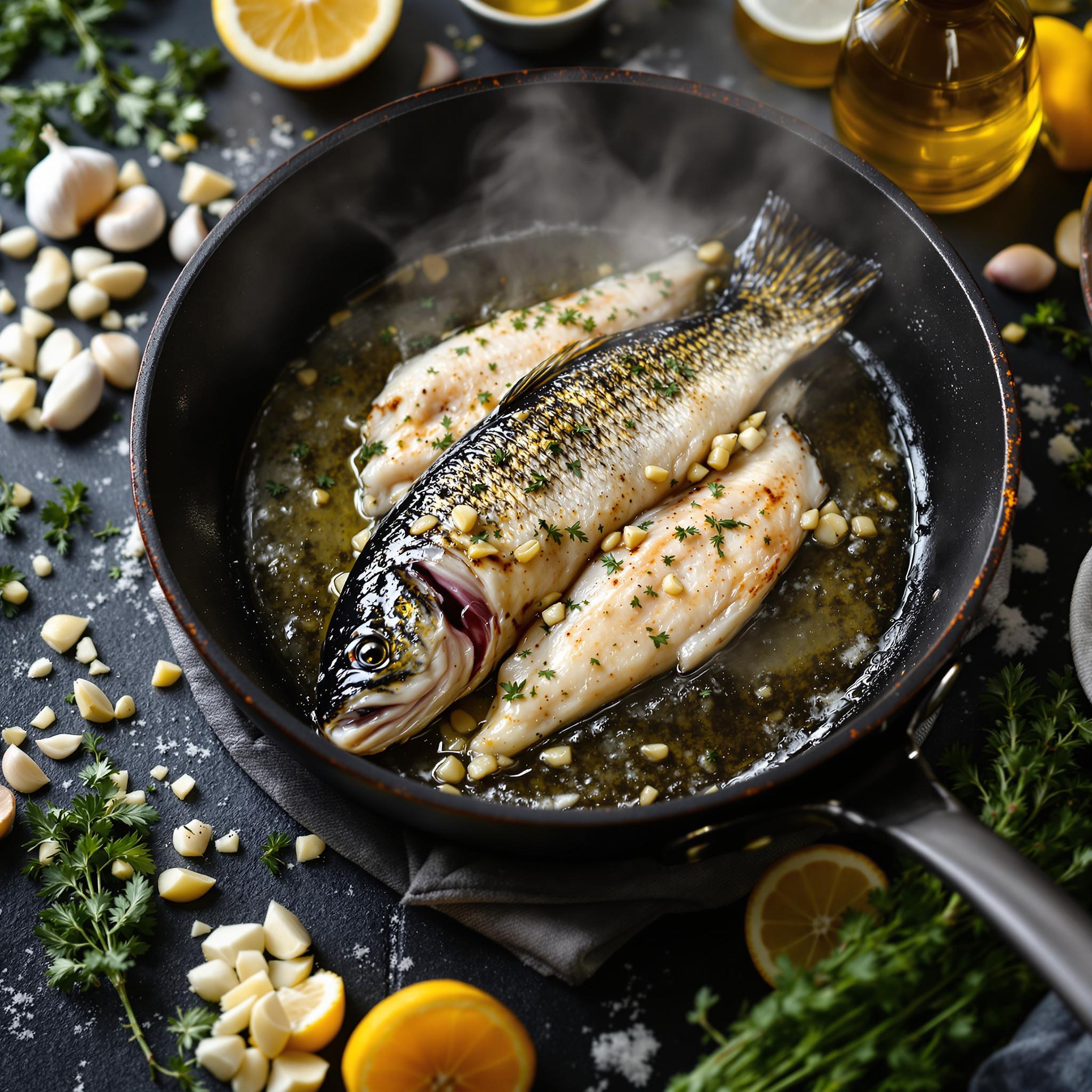 recette black bass à la poêle