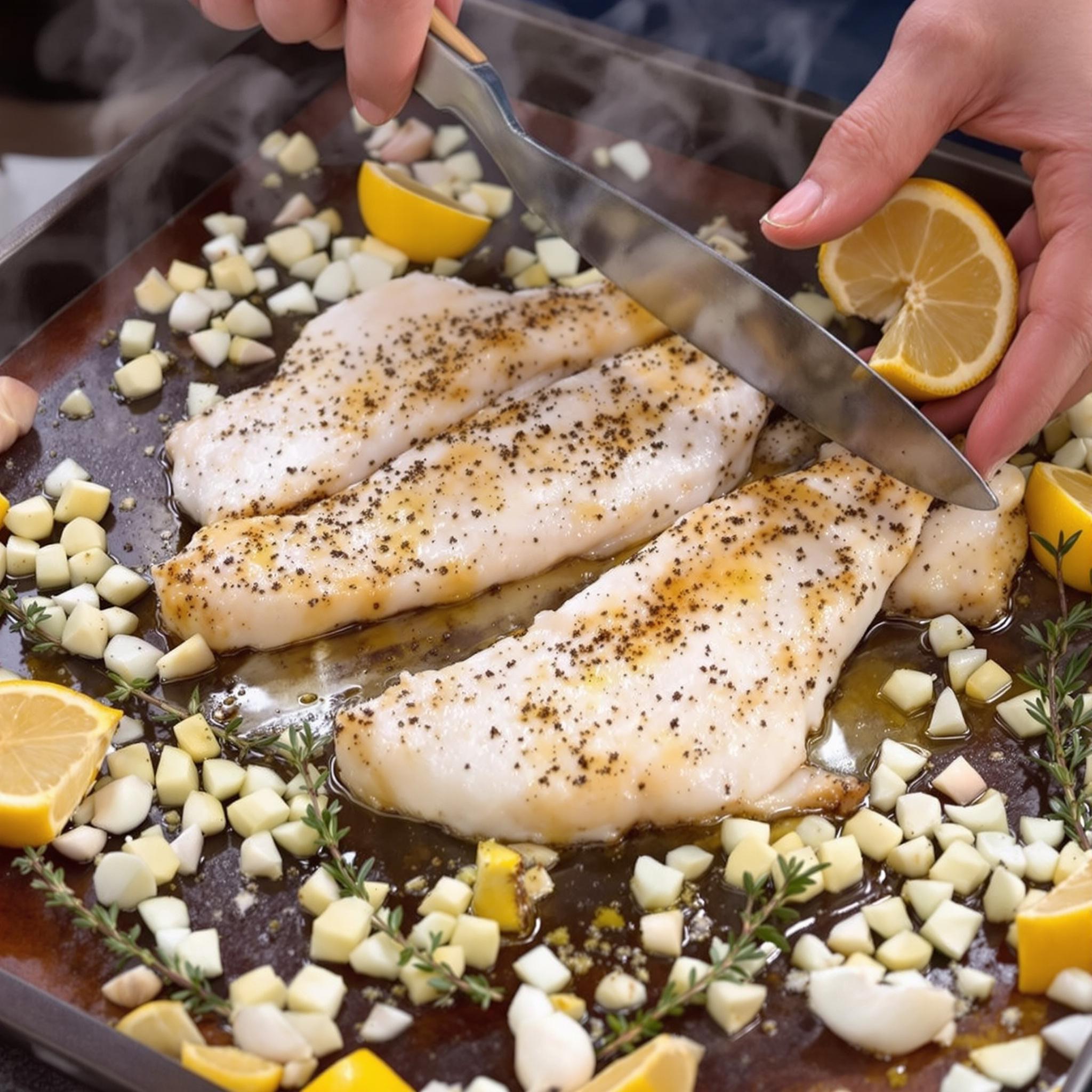recette filet de merlu au four