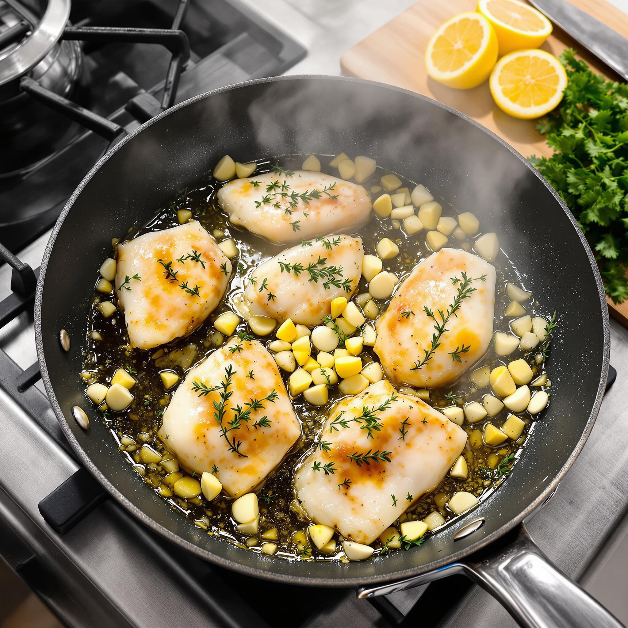 recette queue de lotte à la poêle