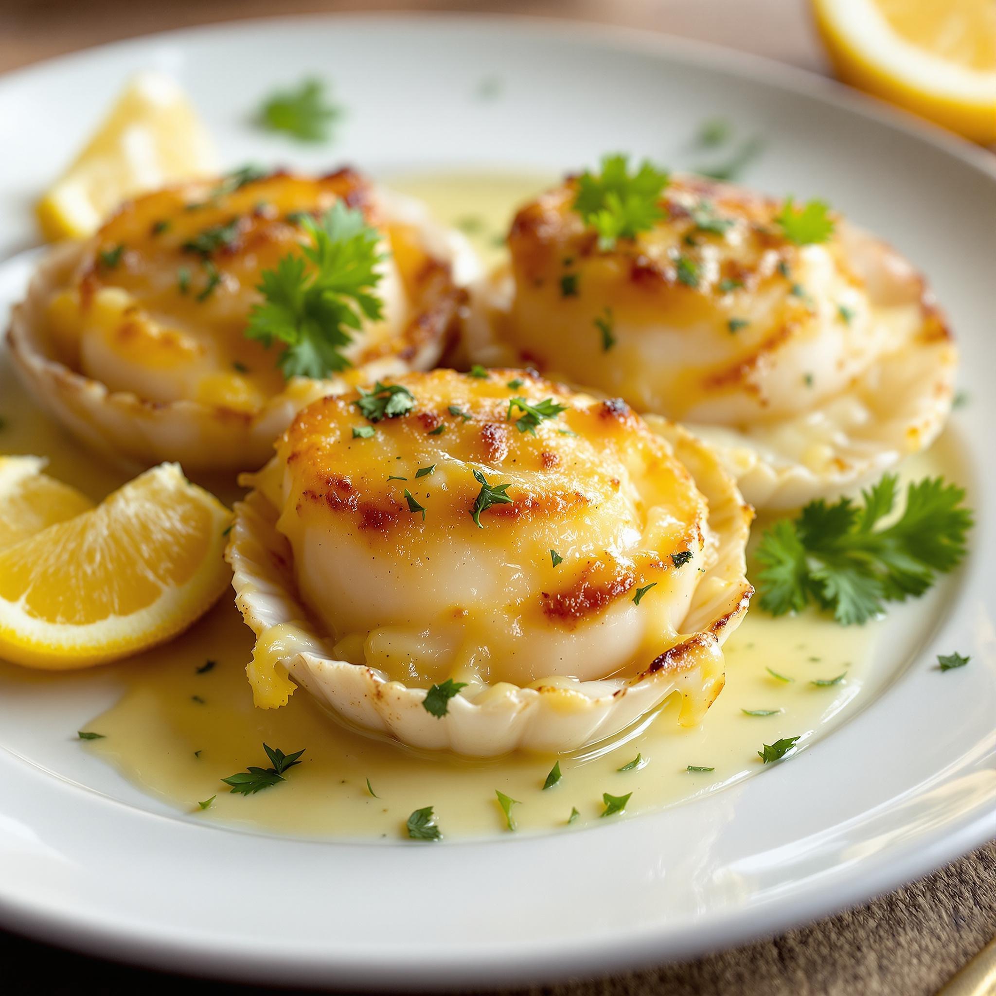 recette coquille saint jacques gratinée bretonne