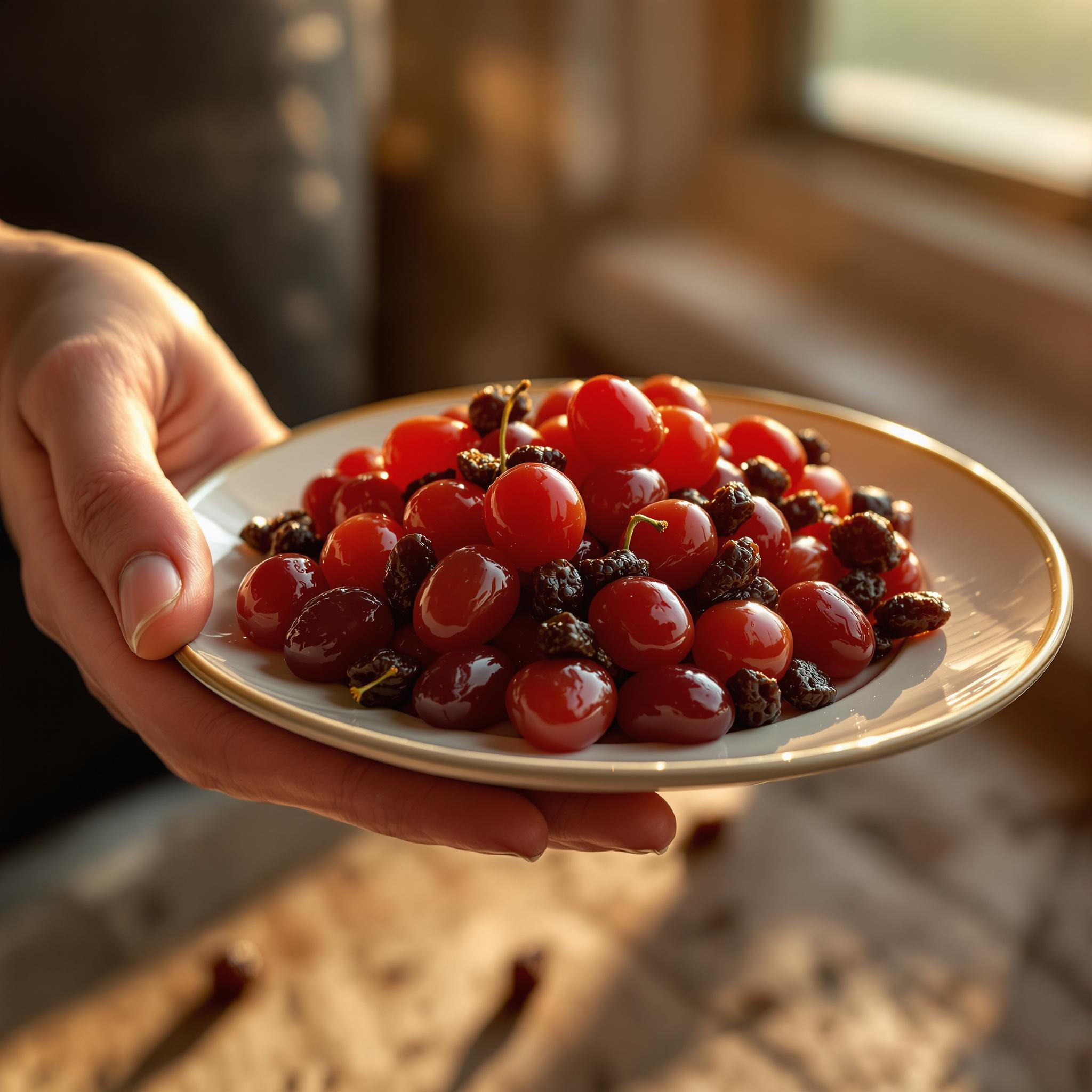 Candy grapes, raisins enrobés de bonbon