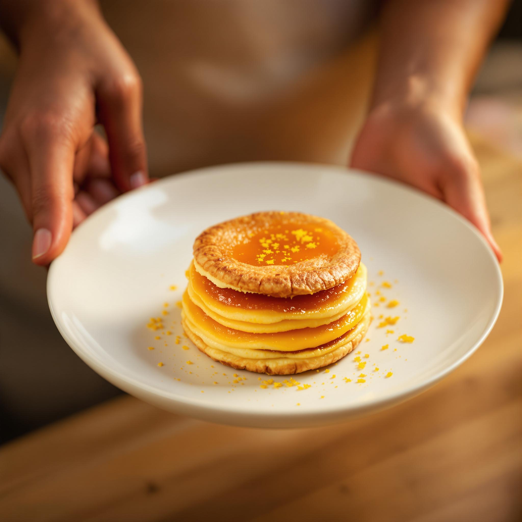 Feuille de marmelade à l'orange