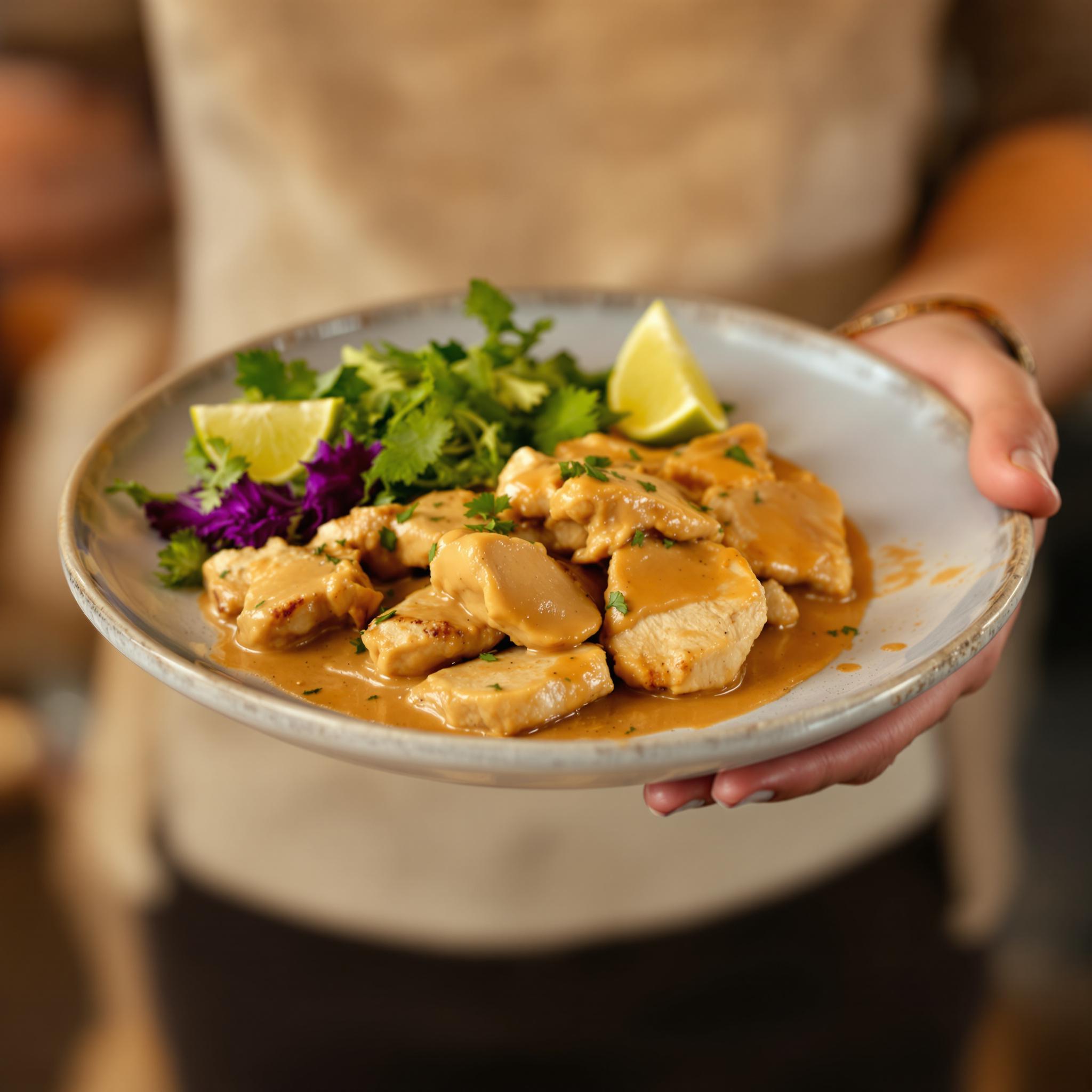 poulet au beurre de cacahuète recette