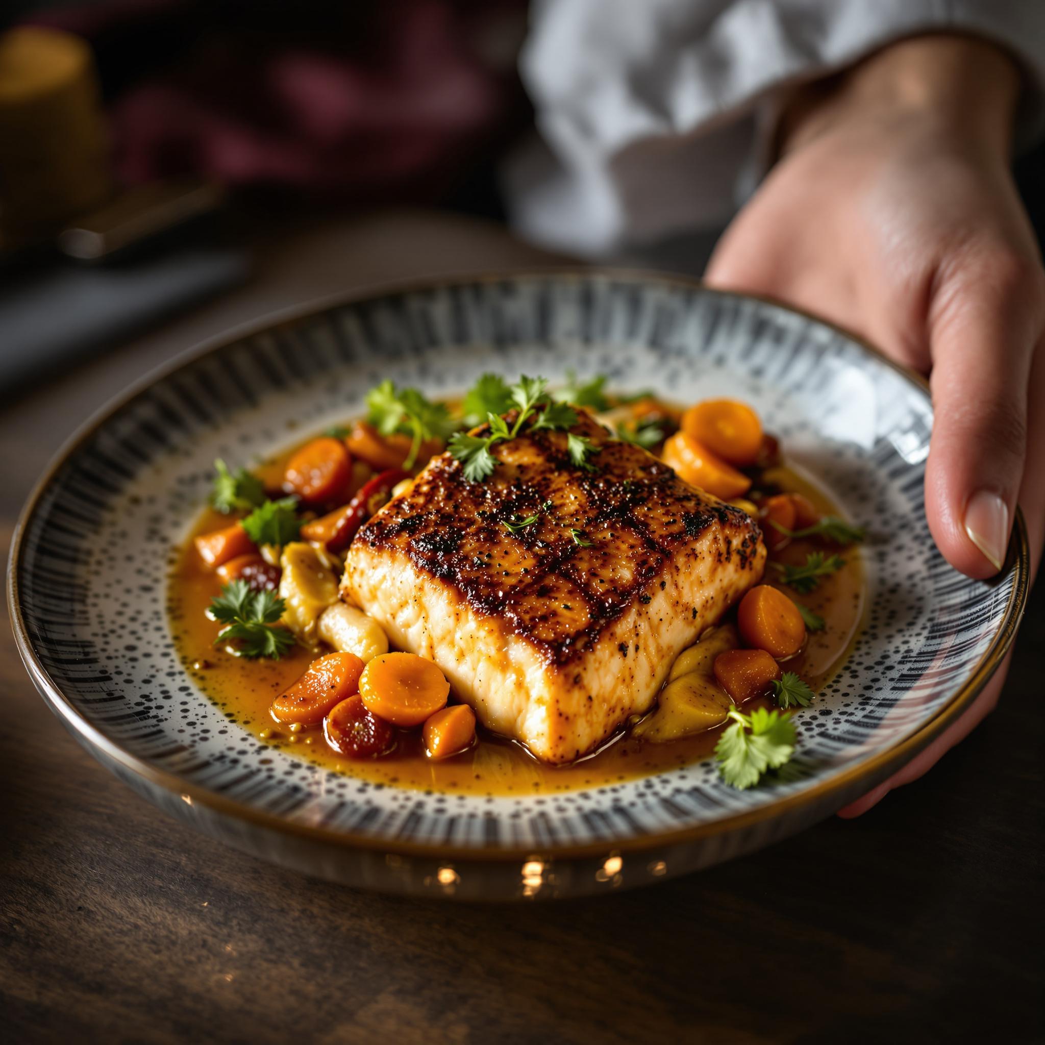 recette chef étoilé poisson