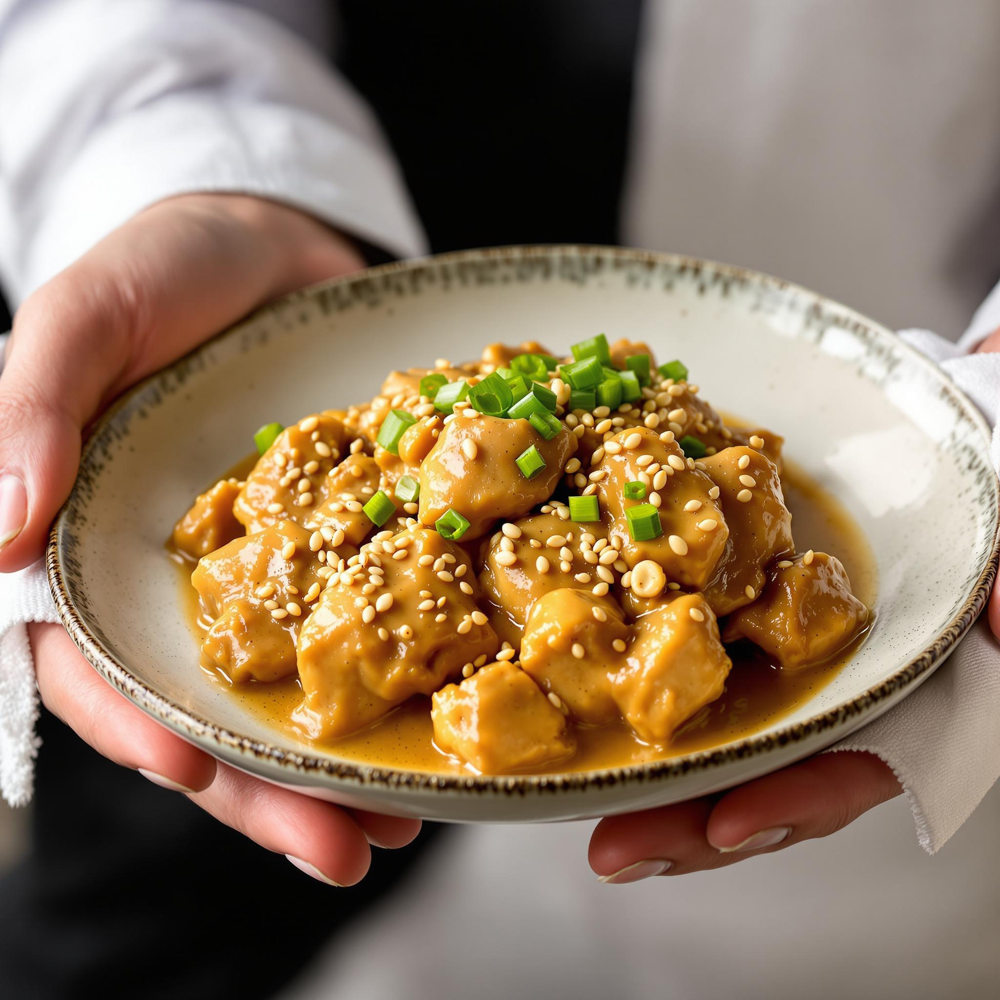 recette poulet au beurre de cacahuète