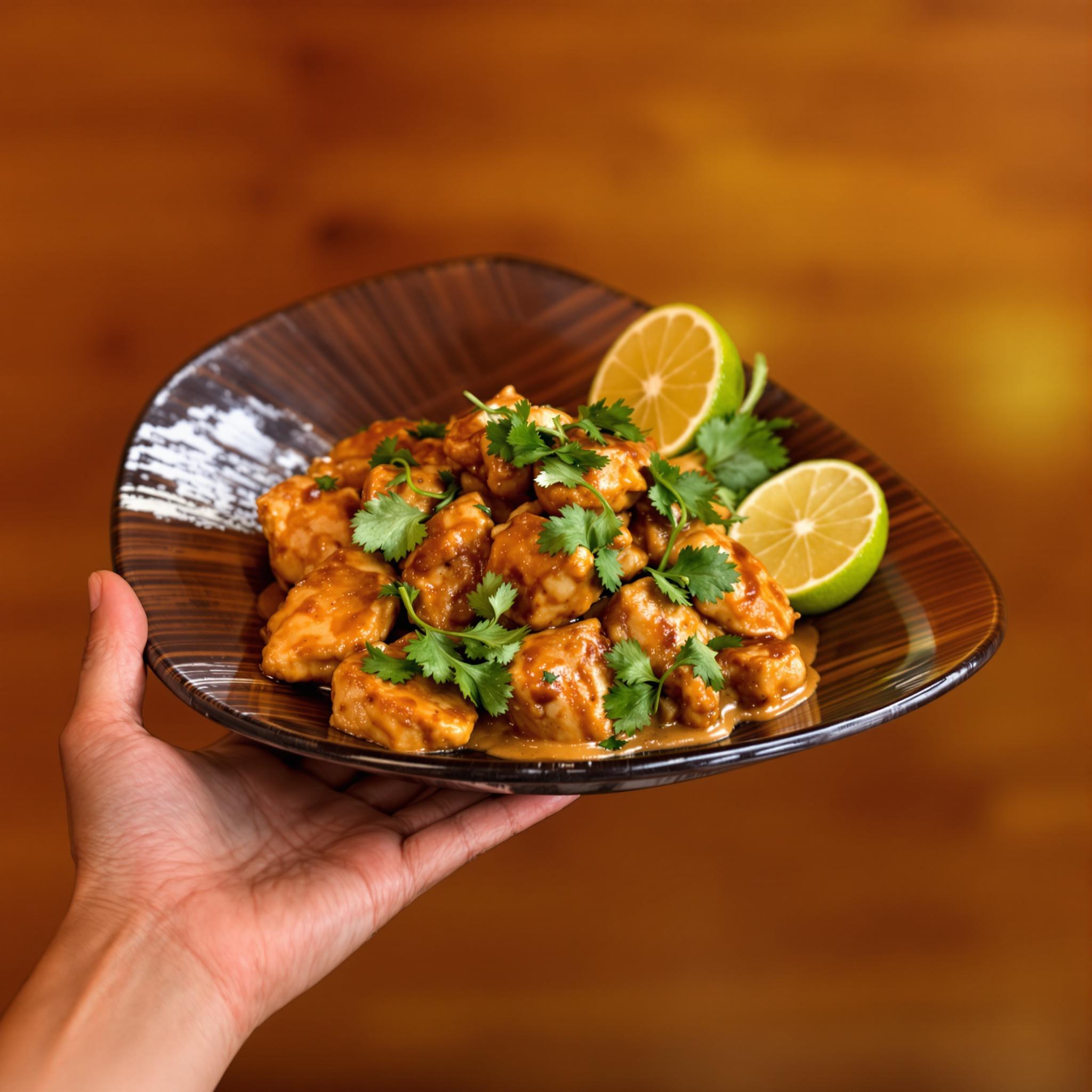 recette poulet beurre de cacahuète