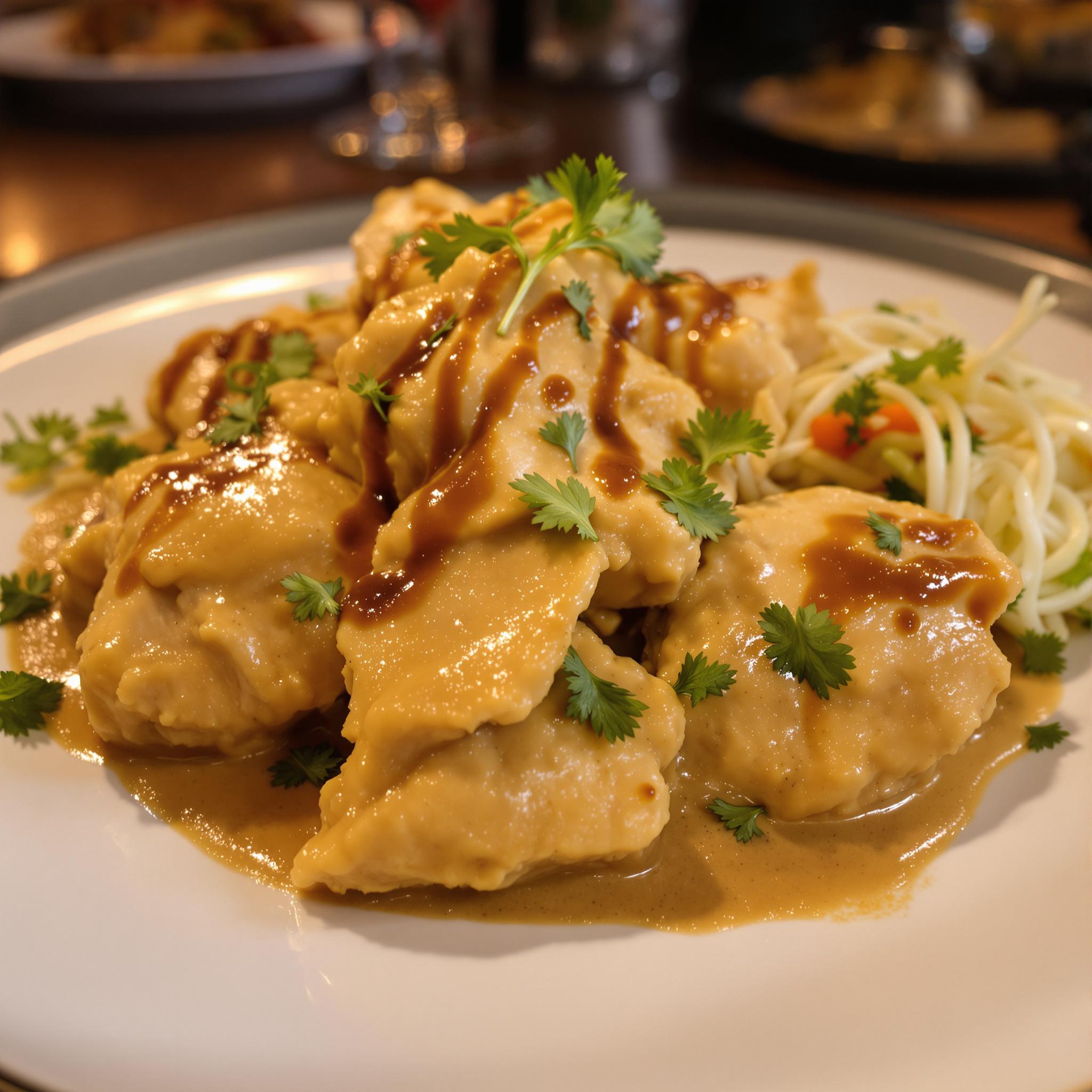 recette poulet au beurre de cacahuète