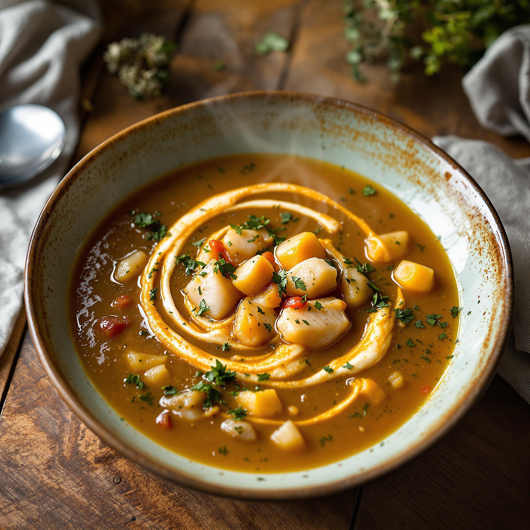 recette soupe de poisson facile