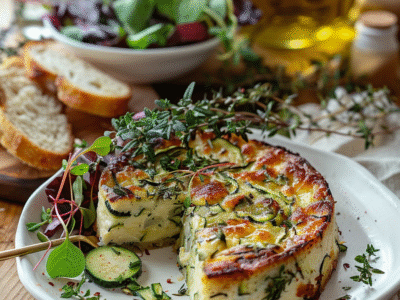 Recette délicieuse : Cake aux courgettes et chèvre pour toutes les occasions