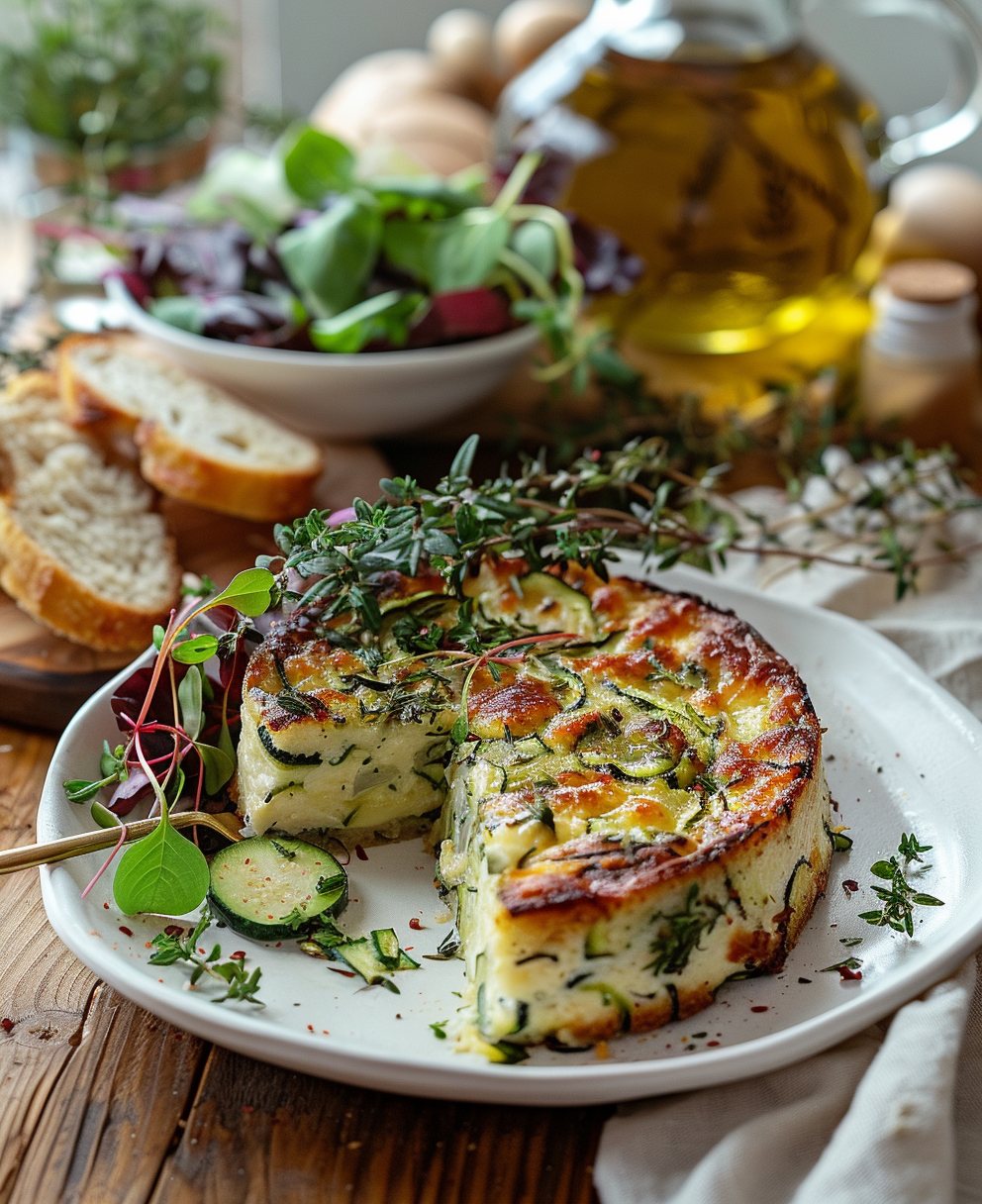 cake aux courgettes et chèvre