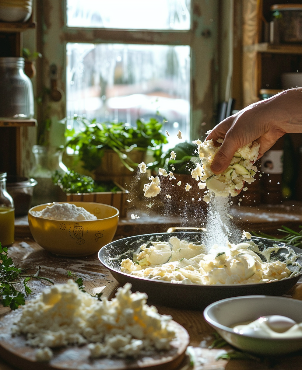 cake aux courgettes et chèvre