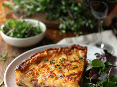 Recette Délicieuse : Cake aux Lardons et Fromage – Simple et Savoureux