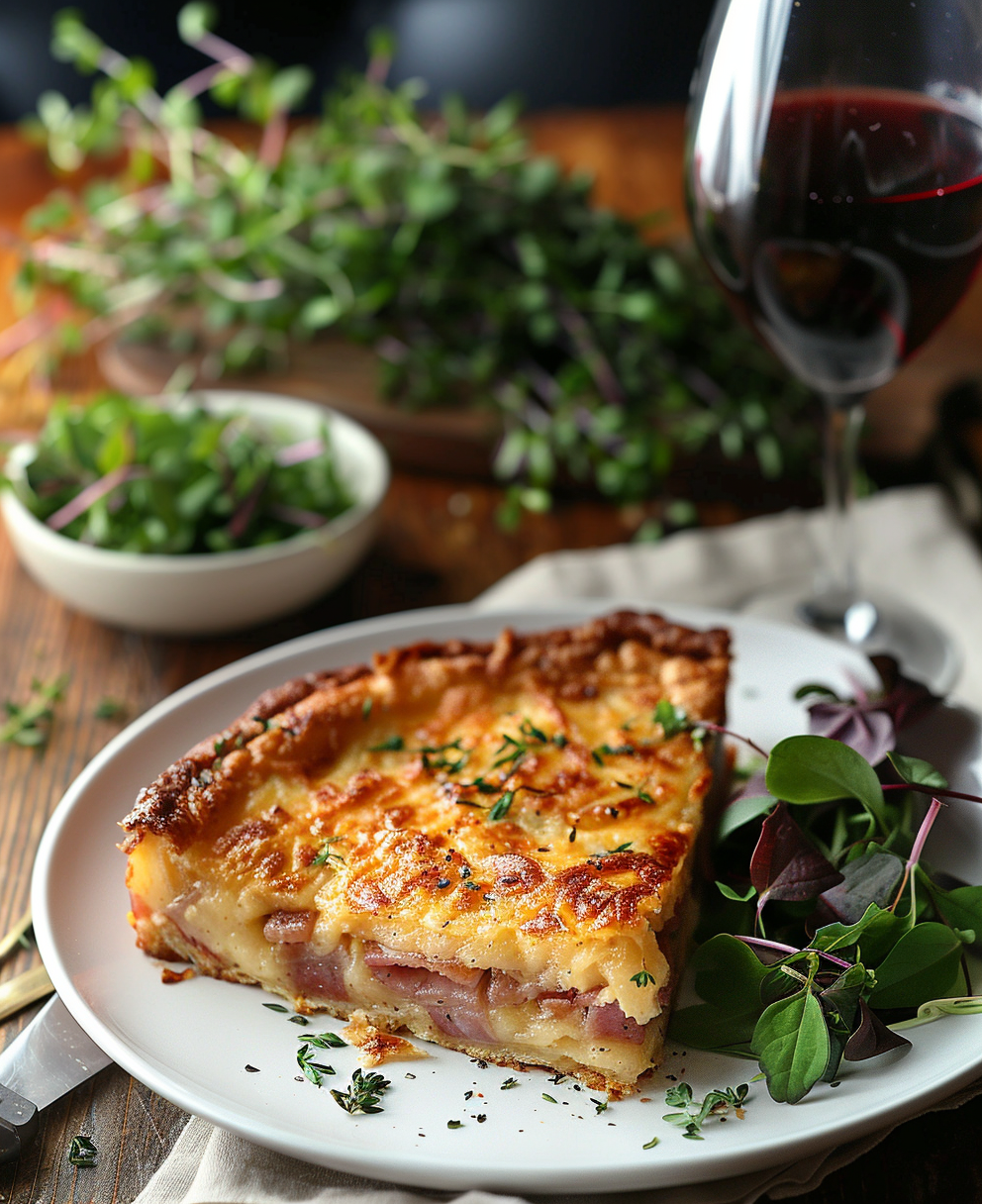 cake aux lardons et fromage