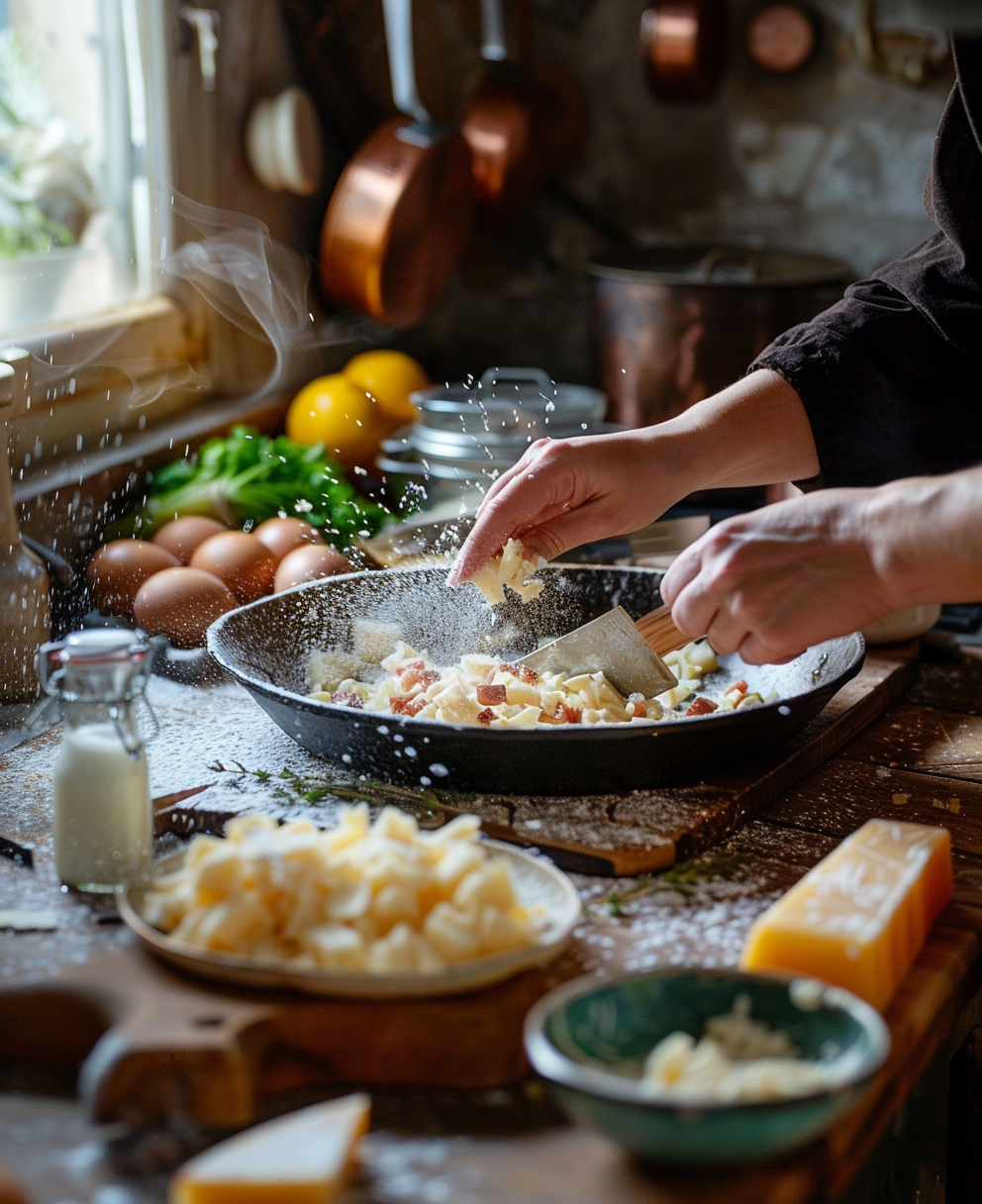 cake aux lardons et fromage