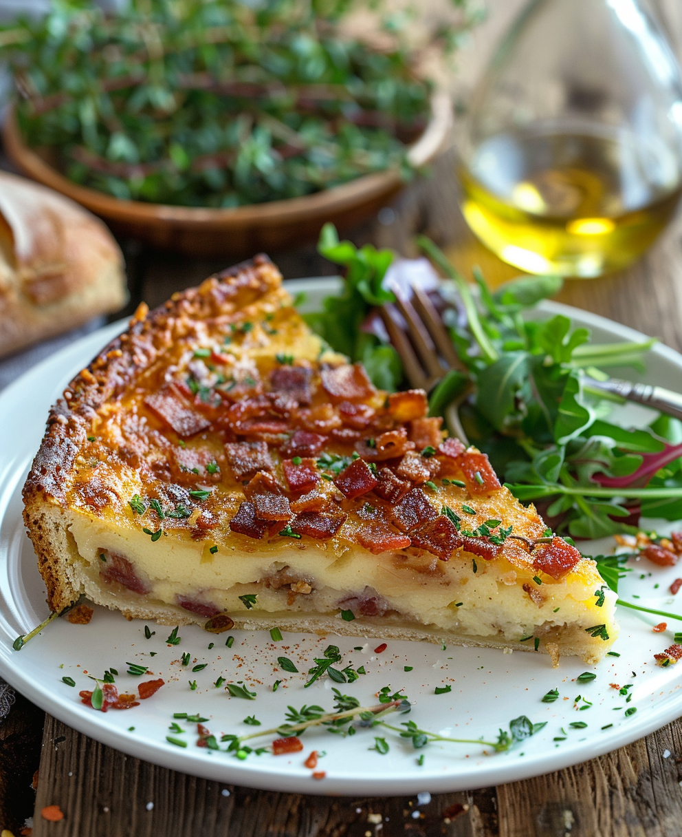 cake aux olives et lardons