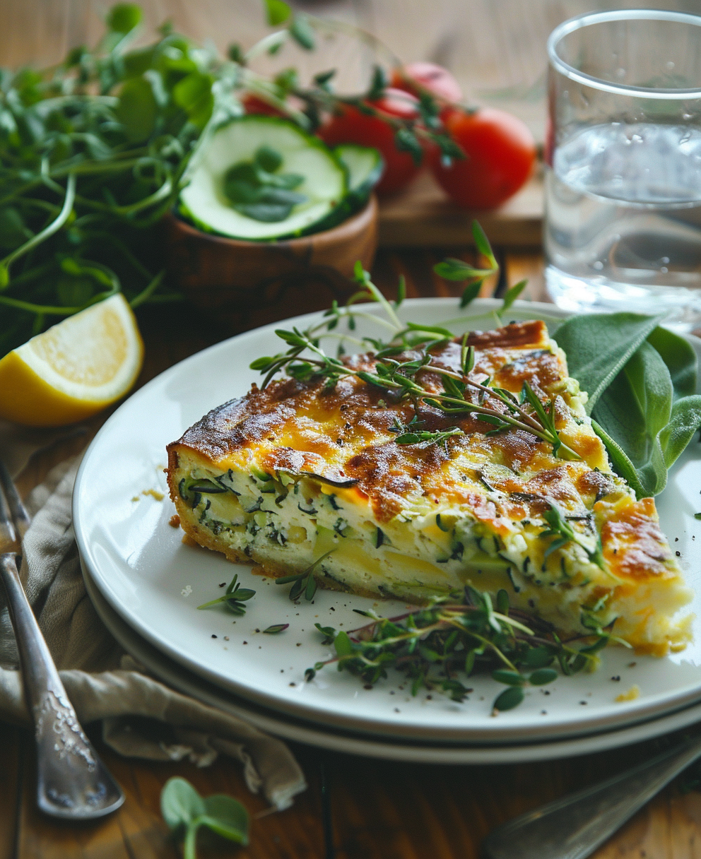 cake chèvre courgette