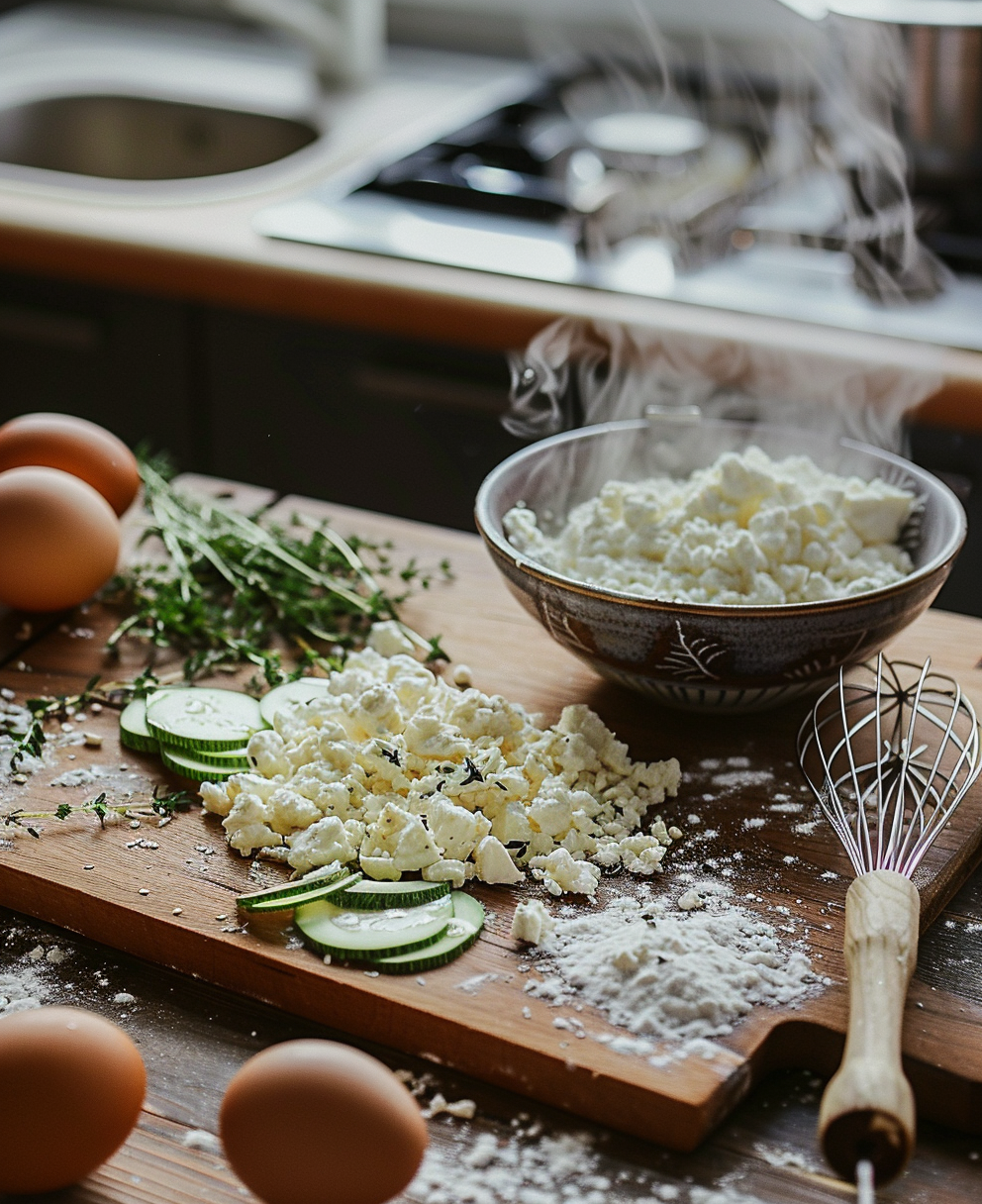 cake chèvre courgette