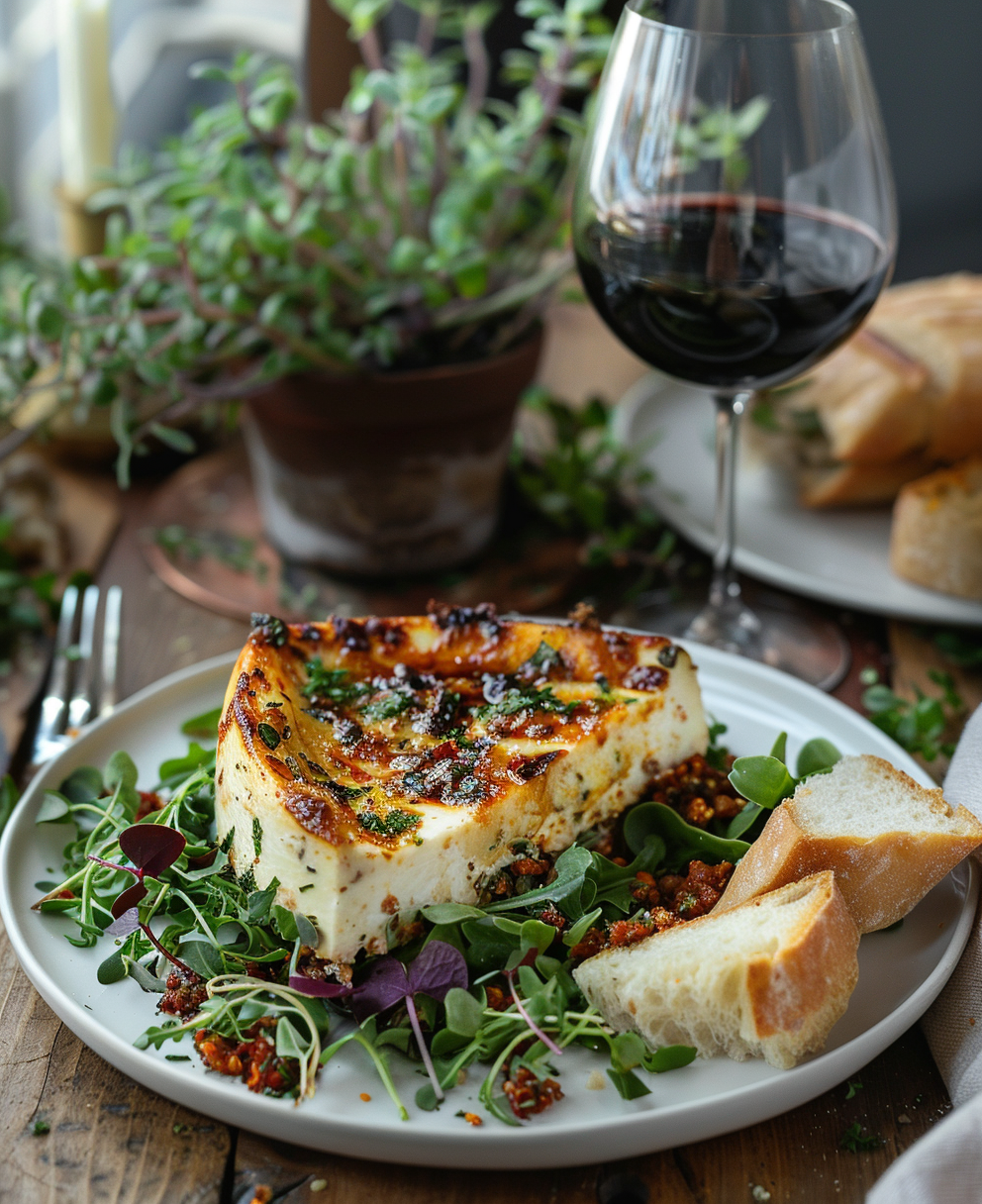 cake feta chorizo