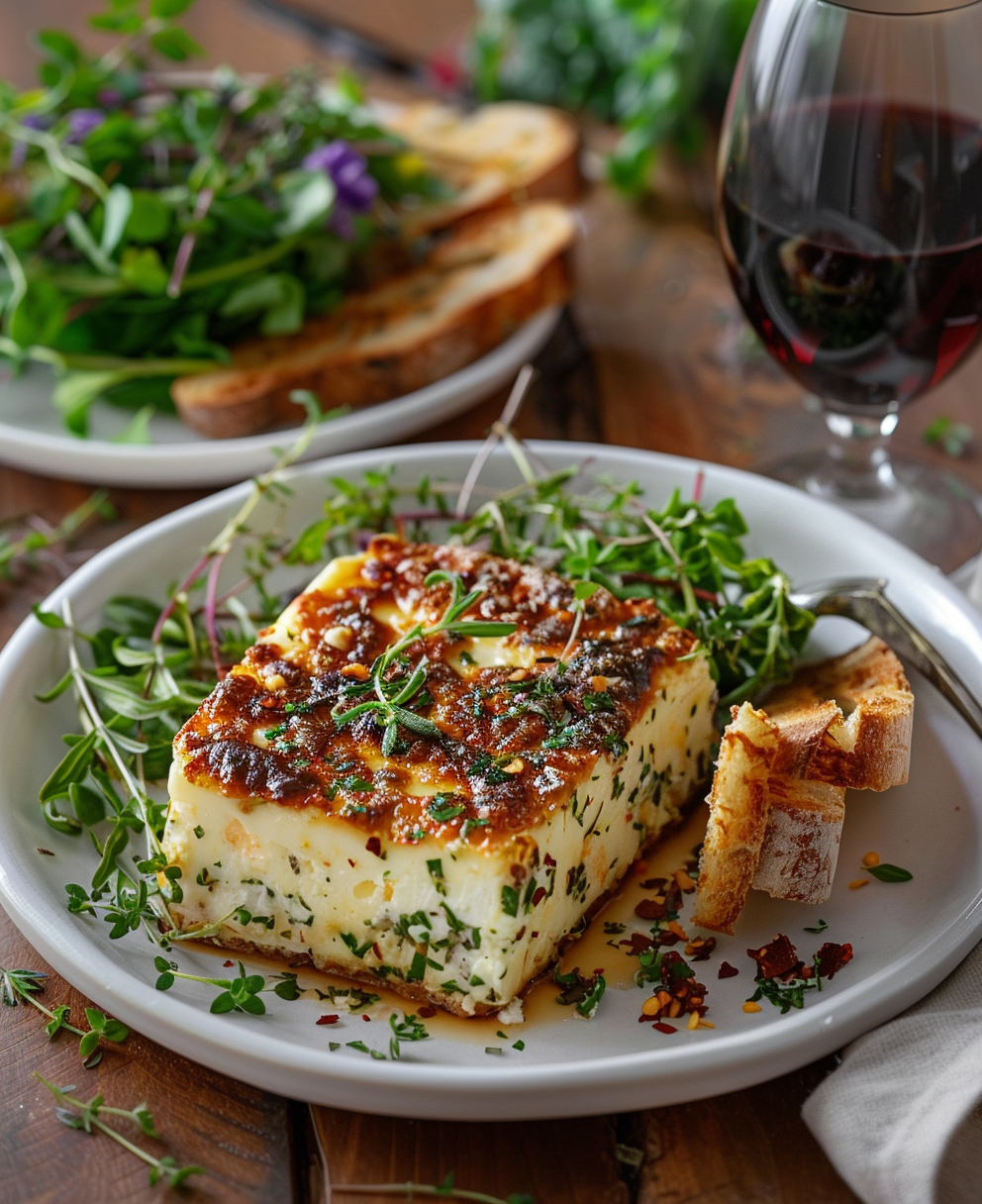 cake feta chorizo