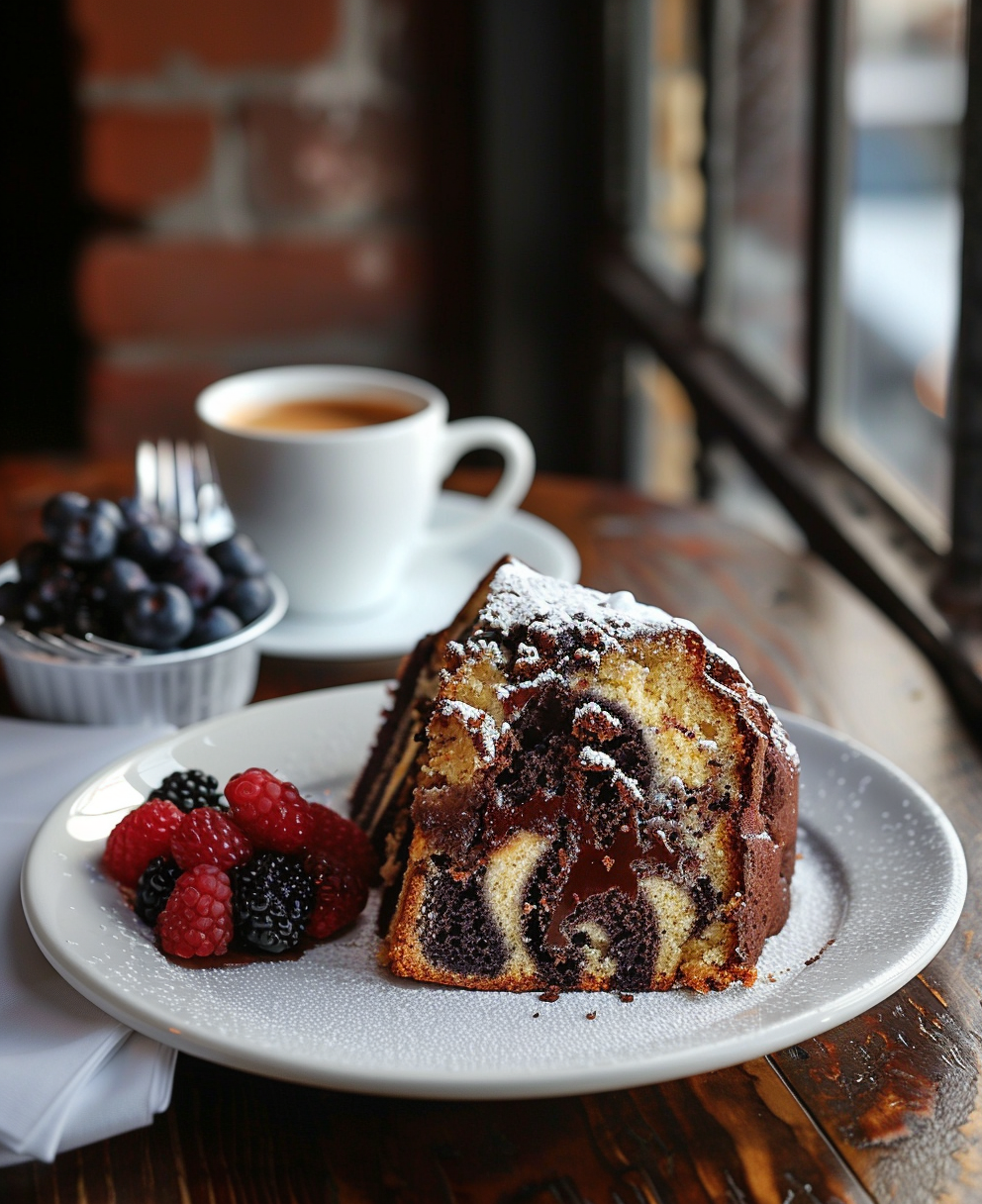 cake marbré chocolat