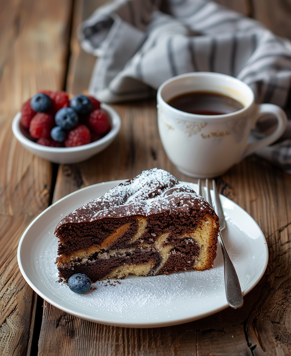 cake marbré chocolat