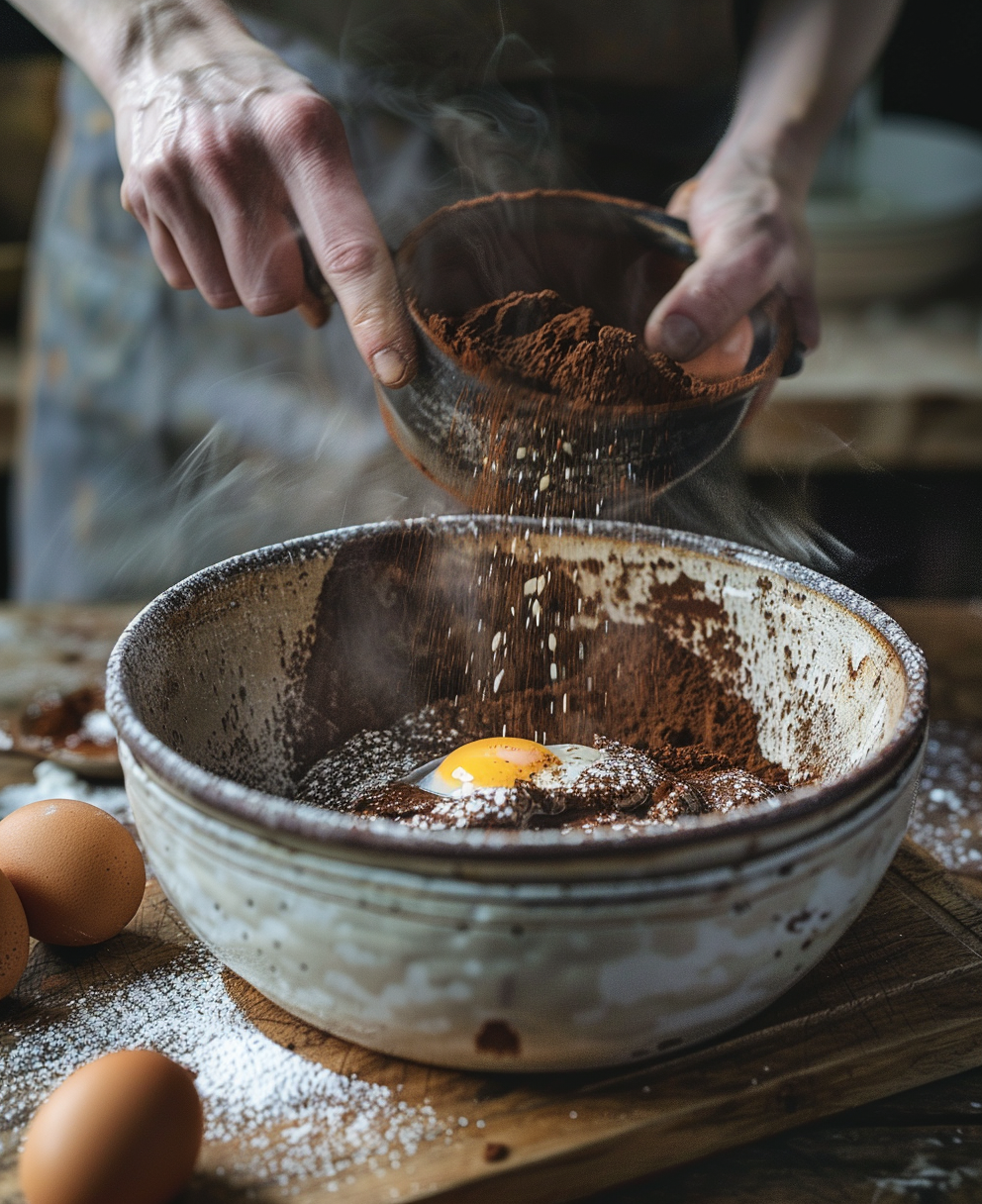 cake marbré chocolat
