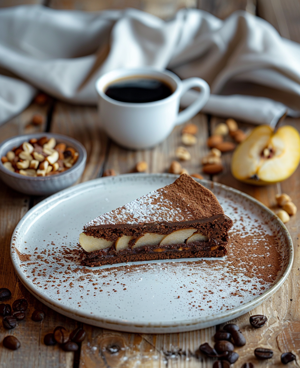 cake poire chocolat