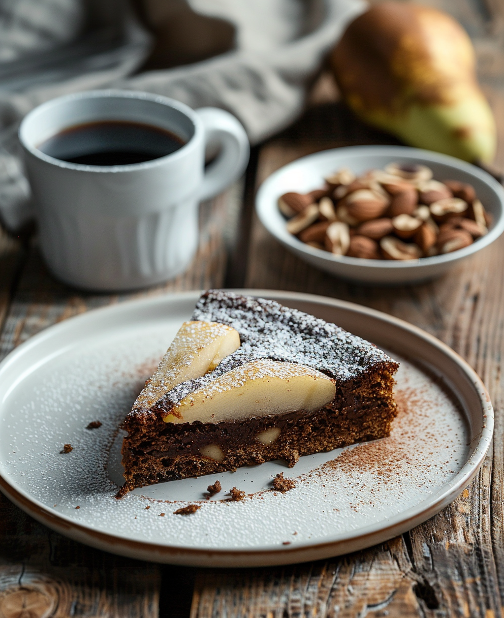 cake poire chocolat