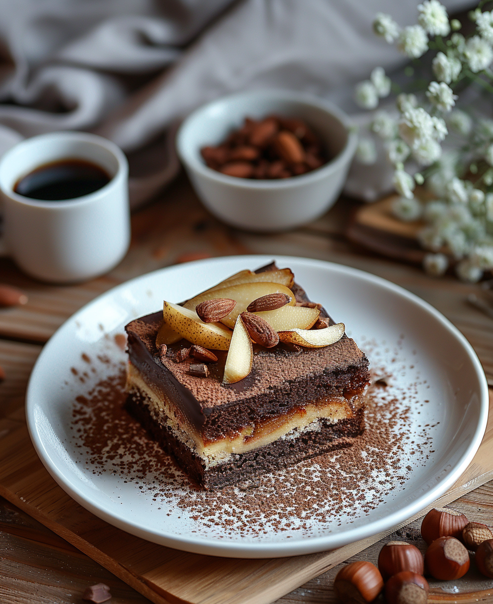 cake poire chocolat