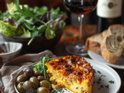 Recette Délicieuse : Cake Salé au Chorizo Facile et Rapide