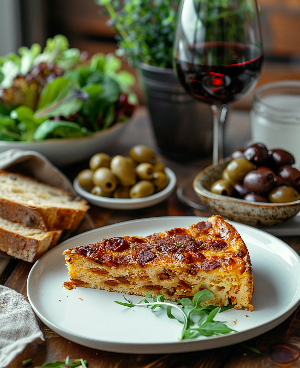 cake salé au chorizo