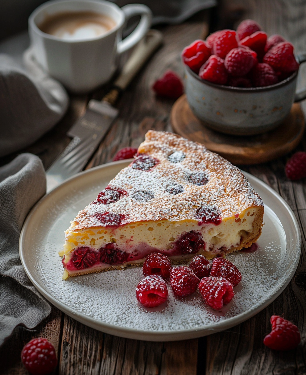 clafoutis aux framboises