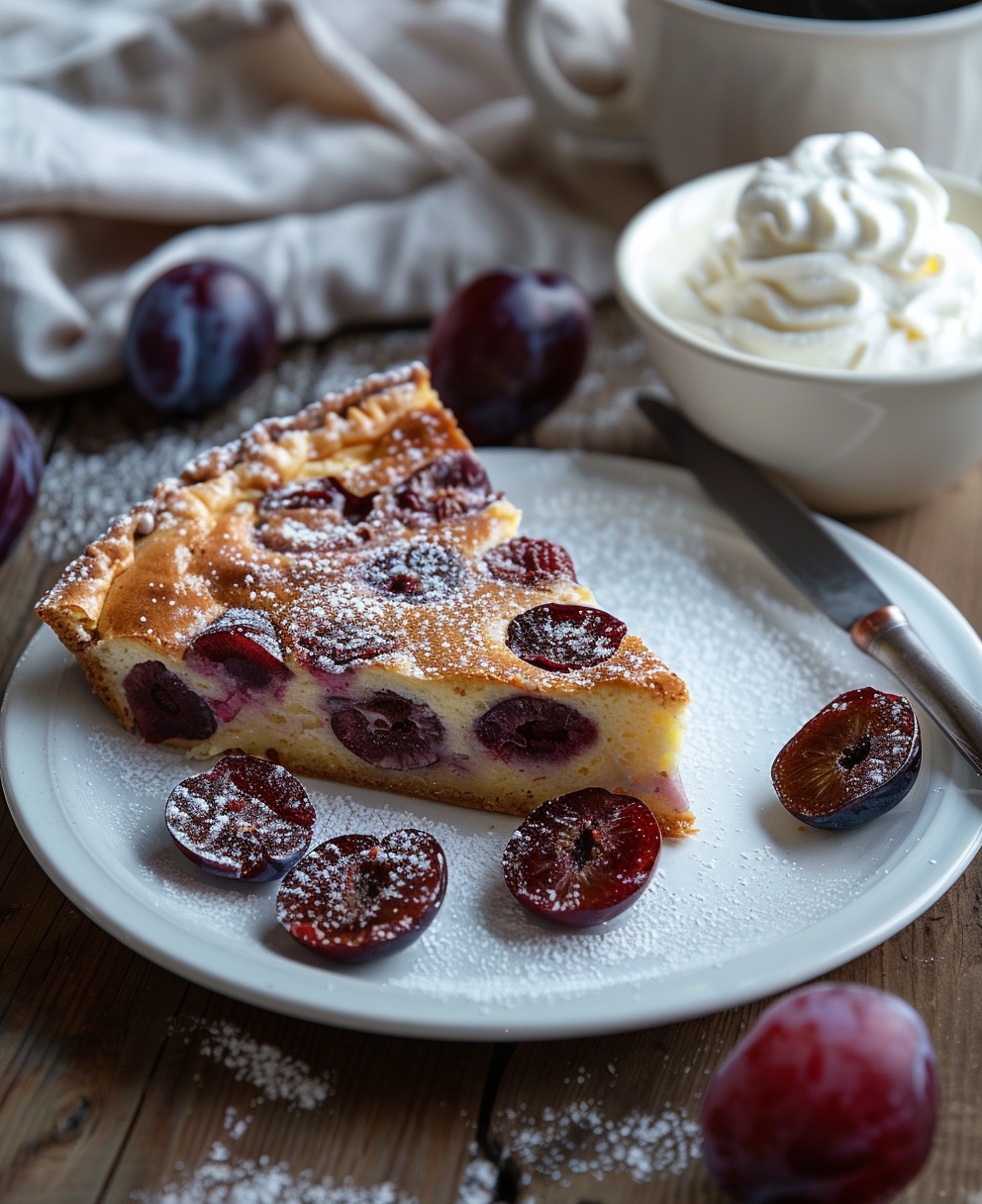 clafoutis aux prunes