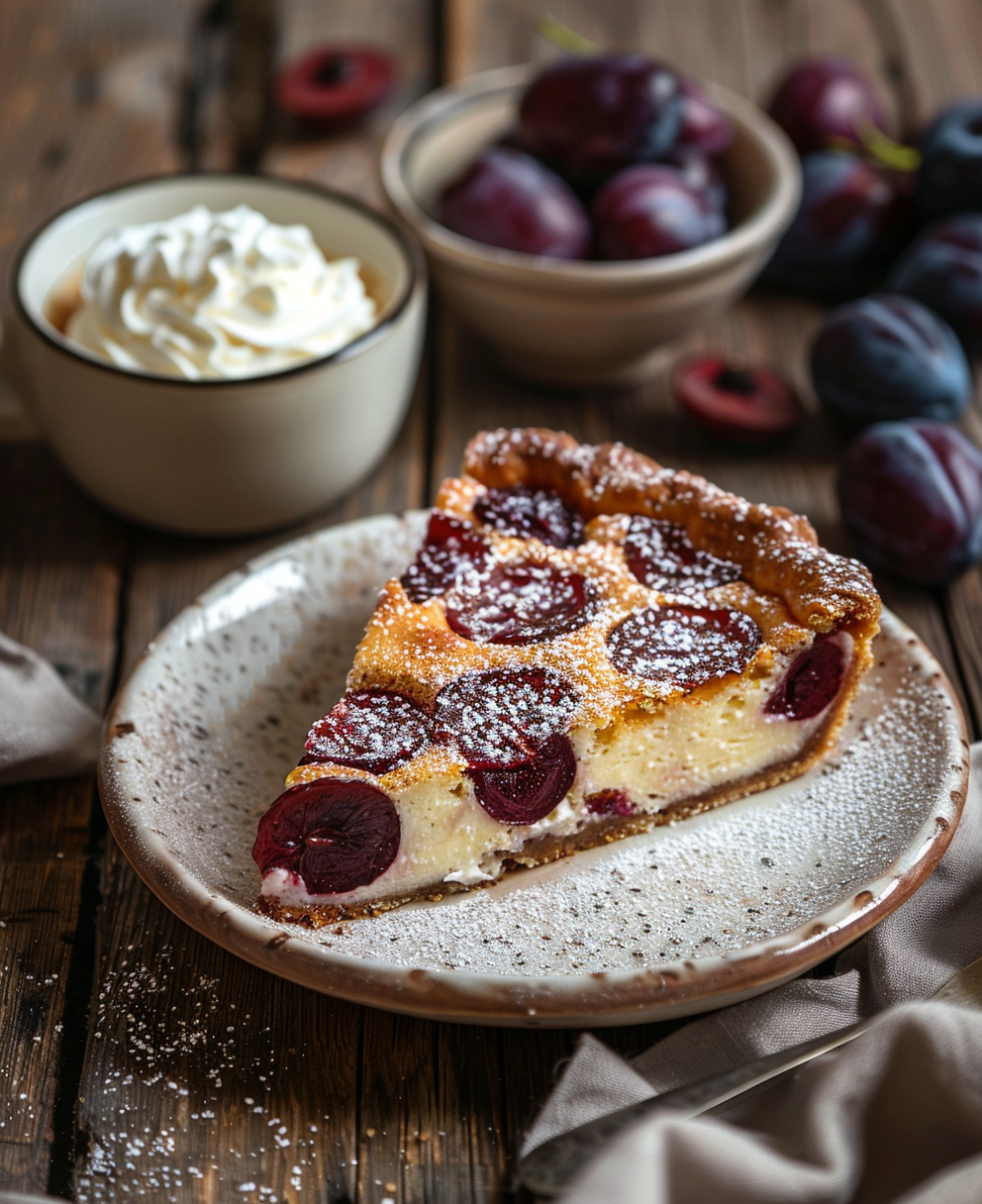 clafoutis aux prunes