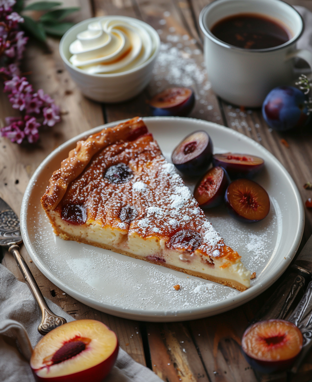 clafoutis aux prunes