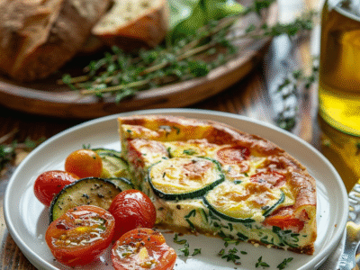 Recette Délicieuse de Clafoutis Tomates Courgettes : Simple et Savoureuse