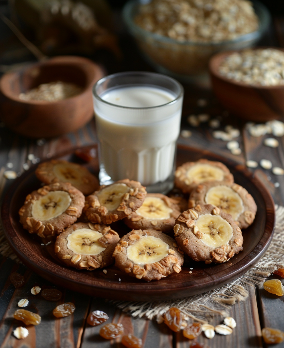 cookie banane avoine