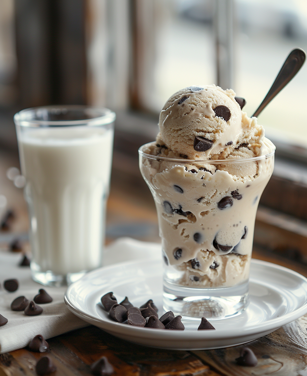 glace goût pâte à cookie