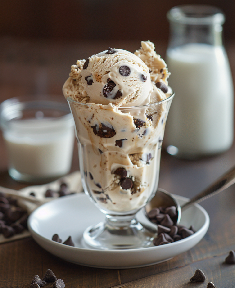 glace goût pâte à cookie