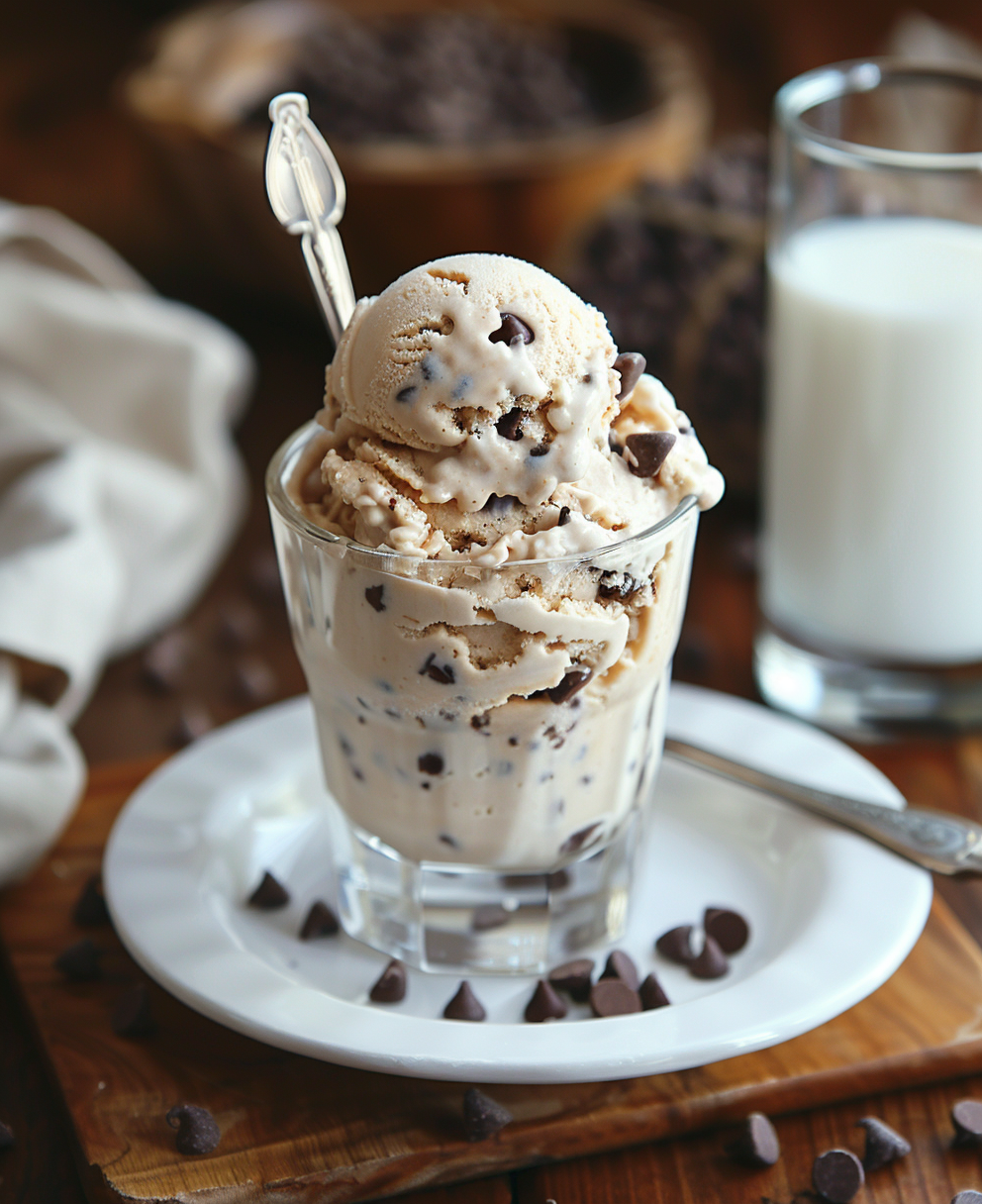 glace goût pâte à cookie