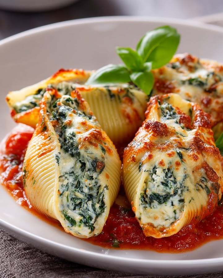 Coquilles Épinards Ricotta