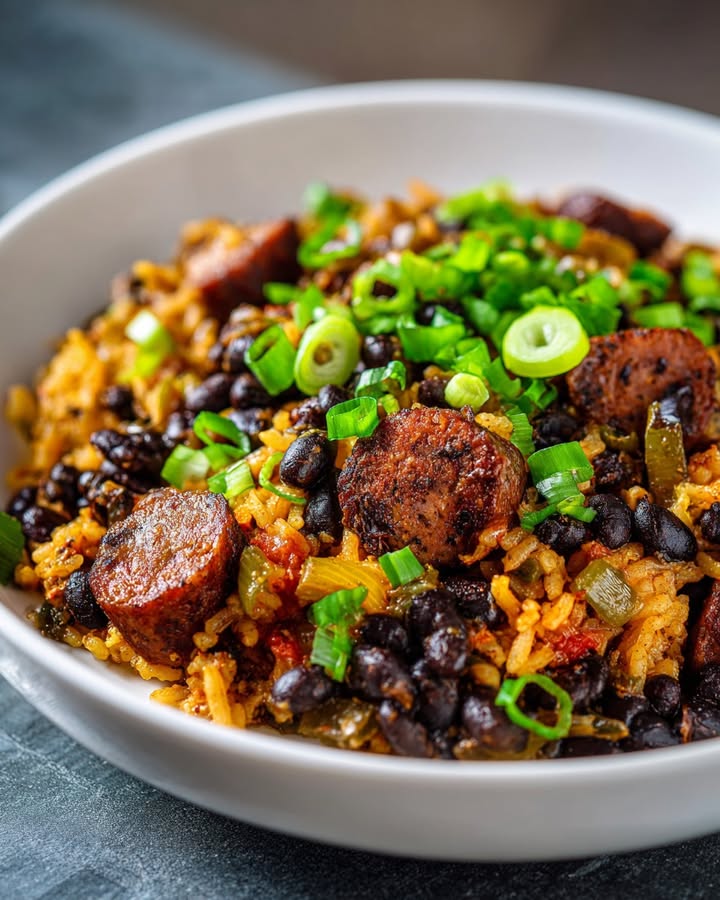 Riz Haricots Saucisses