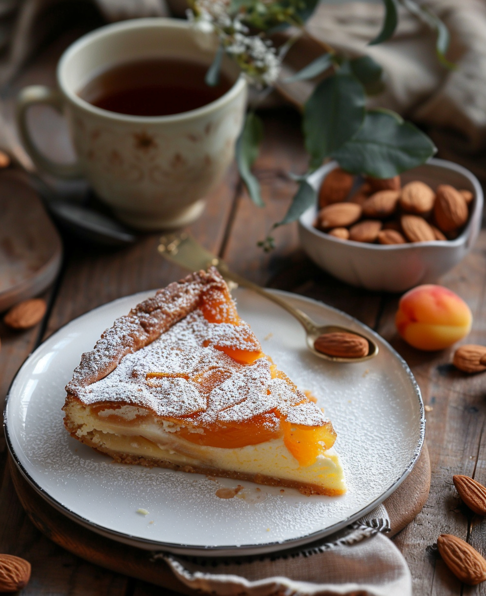 clafoutis abricots amandes