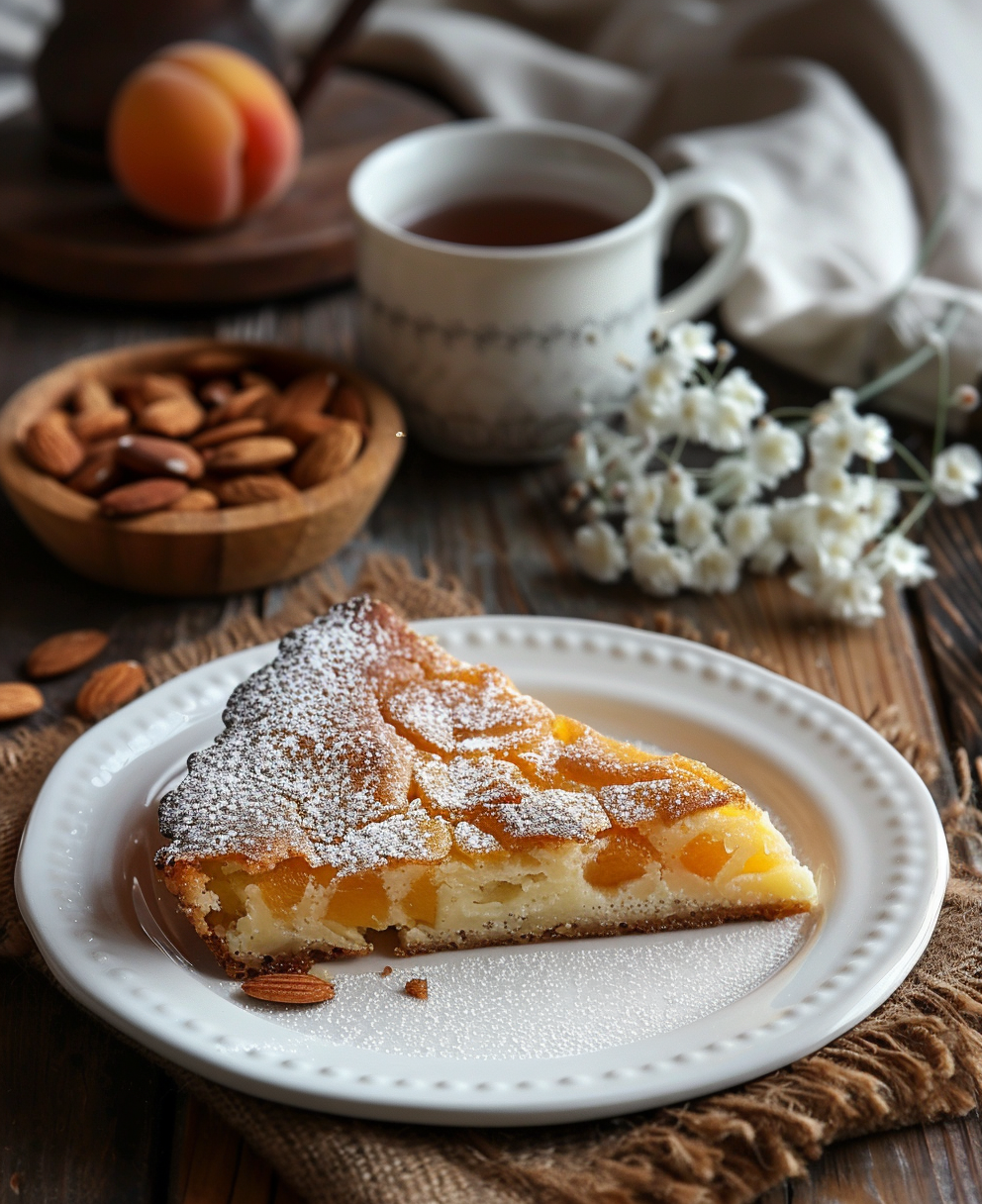 clafoutis abricots amandes