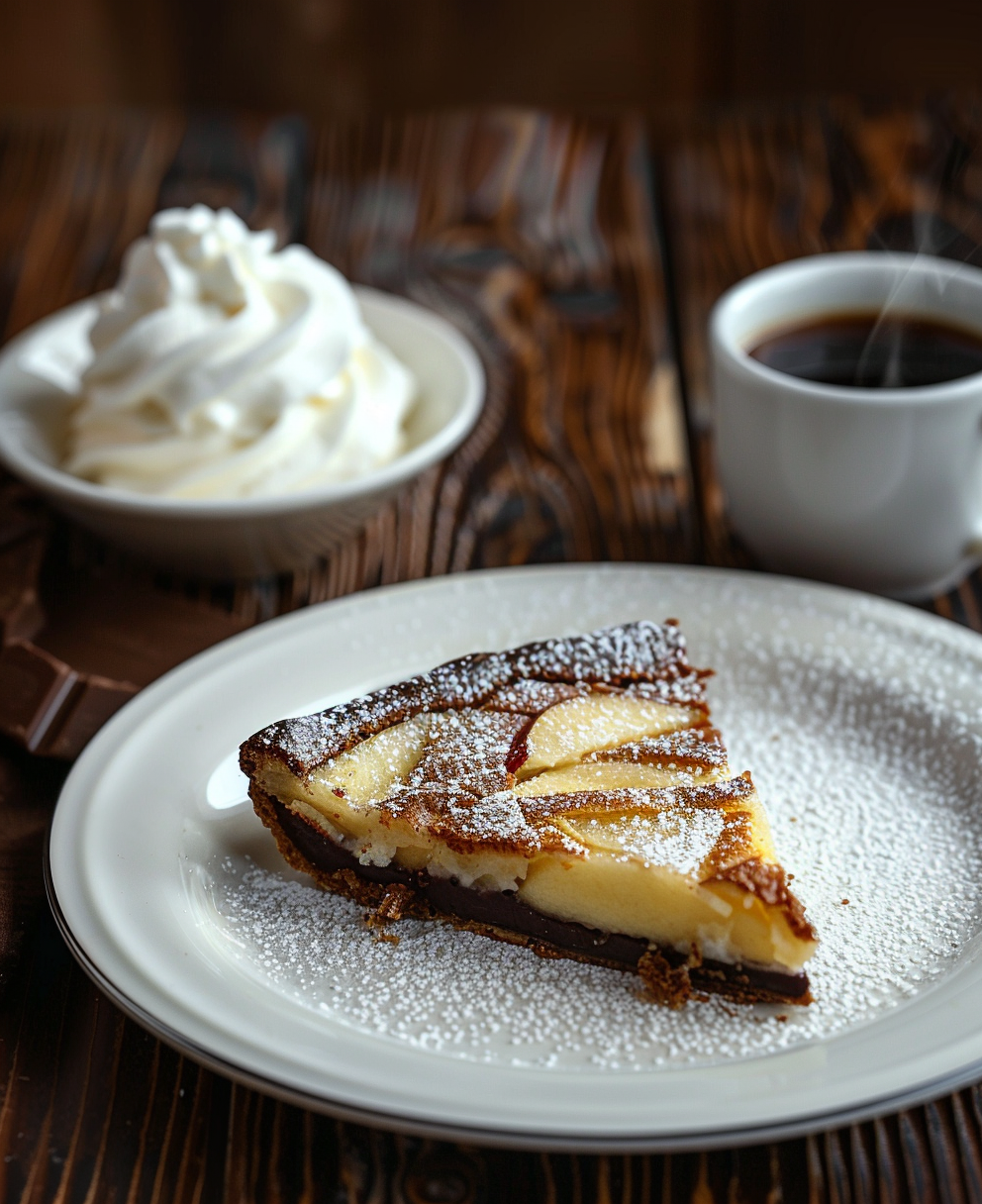 clafoutis au poire et chocolat