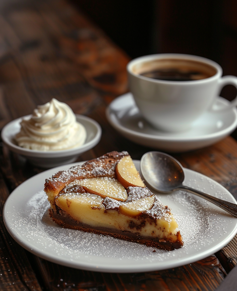 clafoutis au poire et chocolat