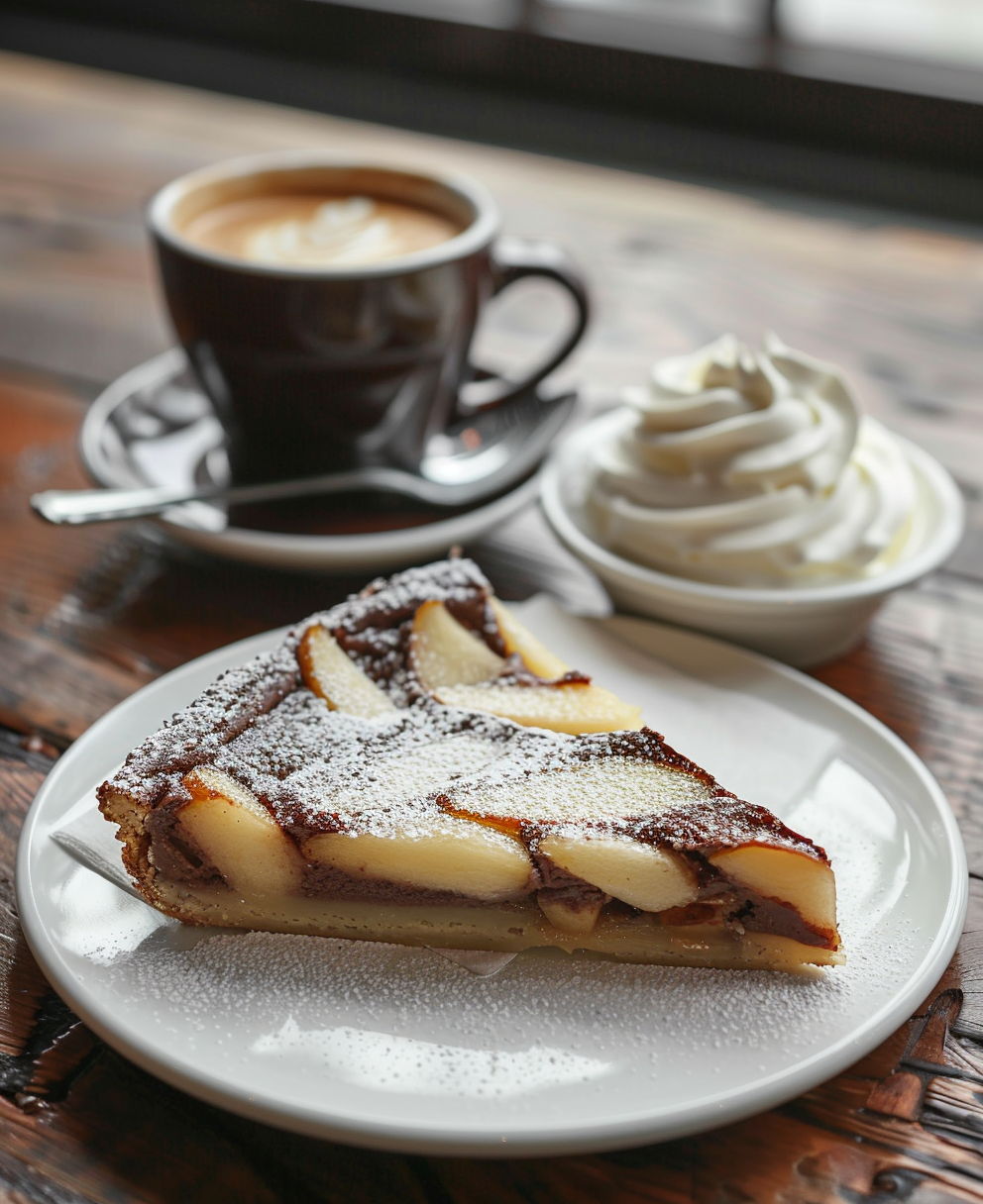 clafoutis au poire et chocolat